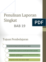 19 Penulisan Laporan Singkat