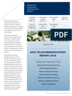 ACSI Telecommunications Report 2018