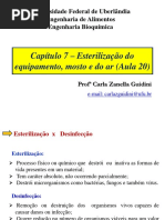 (Aula 20) - Capítulo 7 – Esterilização Do Equipamento%2c Mosto e Do Ar