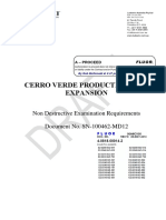 Cerro Verde Production Unit Expansion: Non Destructive Examination Requirements Document No. SN-100462-MD12
