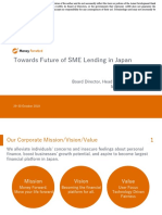 Towards Future of SME Lending in Japan