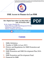 SME Access To Finance in Lao PDR