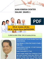 Penilaian Kinerja Dokter Snars 1 - Dr. Hanny R