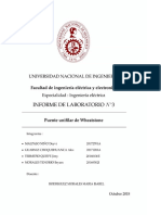 Informe 4 de Fisica 3 Puente de Wheatstone