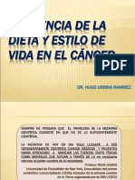 Influencia de La Dieta en El Cáncer