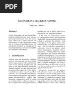 Rasterization Side Effects