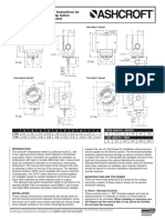 T400, T700 Temp. Switch Installation and Maintenance Manual