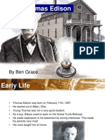 Thomas Edison: by Ben Grace