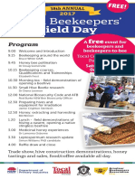 Tocal 2017 Beekeeper Field Day Flyer