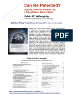 Willoughby What Can Be Patented 2014 Flyer