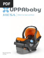 UppaBaby Mesa Manual | PDF | Seat Belt | Manufactured Goods