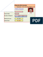 Free Fixed Deposit FD Calculator Xls