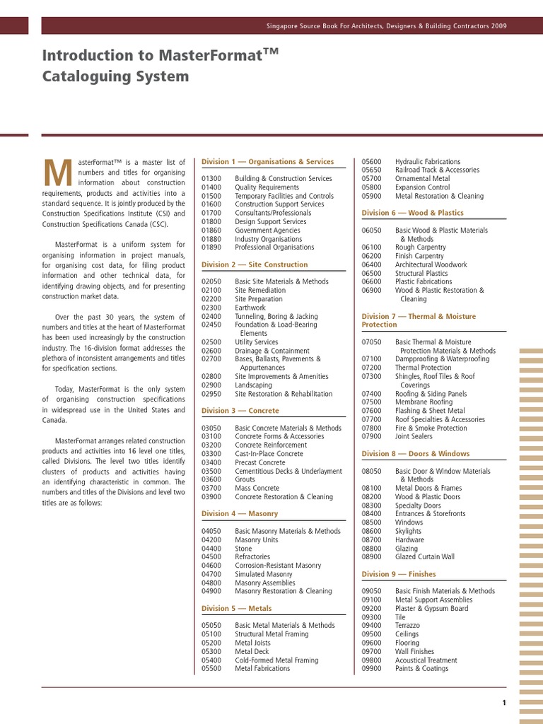 16 Division PDF Masonry Building Engineering