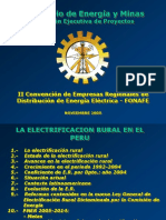 Electrificación Rural en el Perú