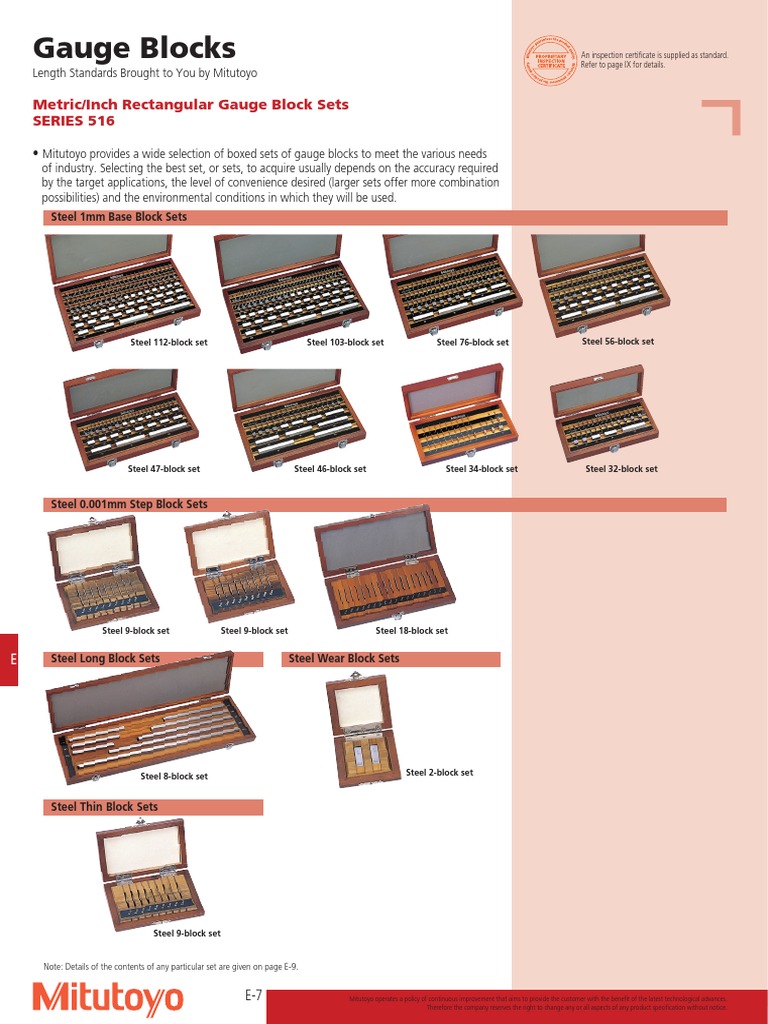 Mitutoyo Calibration Tool