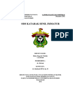 Laporan Kasus OD Katarak Senil Matur OS Pseudofakia PDF