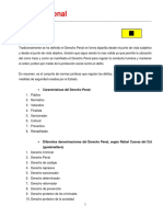 Parte General y Especial Del Derecho Penal