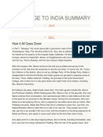 A Passage To India Summary PDF
