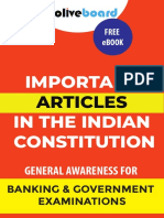 Important Articles of The Indian Constitution