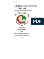 MAKALAH MENGENAL MICROSOFT POWER POINT 2007- TKJ SMK GONDANG