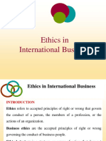 Ethics in International Business