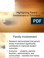 Highlighting Parent Involvement