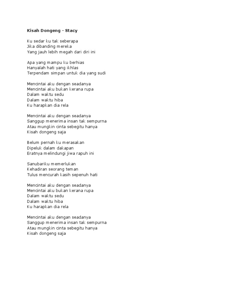Lirik Lagu Pdf