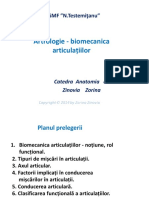 Artrologie Biomecanica Articulațiilor