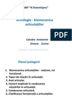 biomecanica articulatiilor mainii