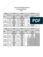 Jadual Peperiksaan 1