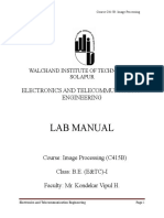 Lab Manual: Electronics and Telecommunication Engineering
