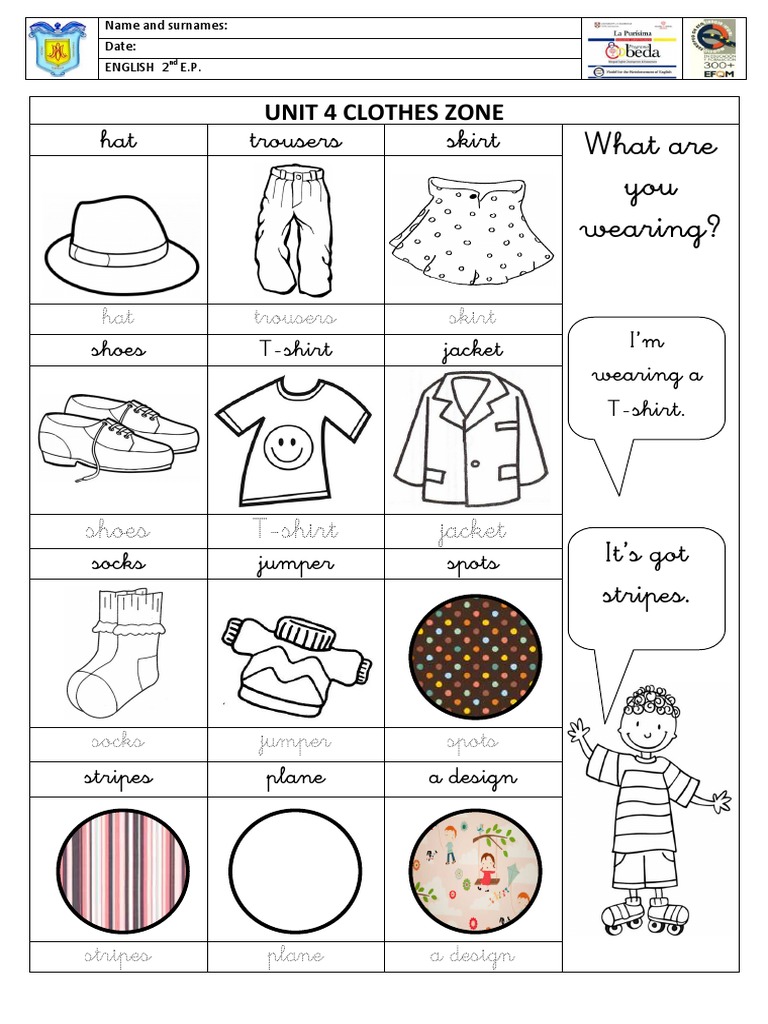 Clothes Vocabulary for English Learners | PDF | T Shirt | Fashion