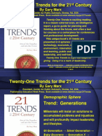 Twenty-One Trends For The 21 Century: by Gary Marx