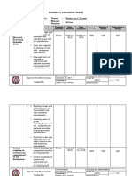 4 Trainee Progress Sheet