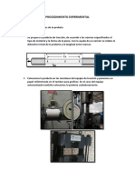 Procedimiento Experimental Traccion