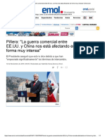 News piñera