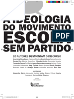 Livro Ideologia Do Movimento Escola Sem Partido