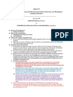 CASE # 57 KEY LESSON: Mandatory and Directory Provisions of Tax Laws and Meaning of Taxation and Taxes