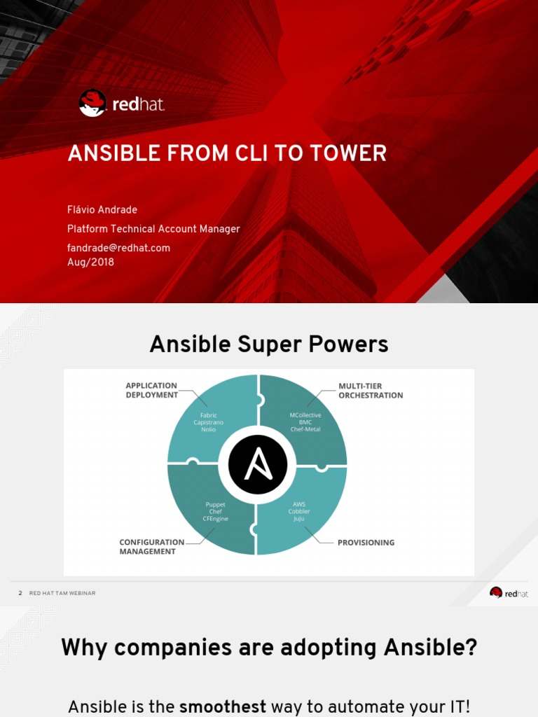 Ansible From CLI To TOWER | PDF | Command Line Interface | User (Computing)