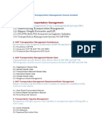 SCM TM Course Content