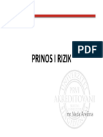 Prinos I Rizik PDF
