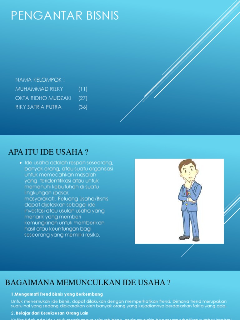 PPT PENGANTAR BISNIS