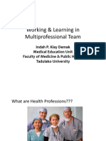 Working & Learning in Multiprofessional Team