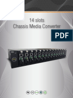Glc-chmc-001 Chasis para 14 Media Converter
