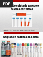 Enade Tubos de Coleta de Sangue e Exames Correlatos