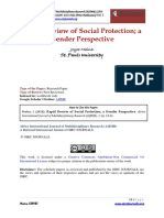 Rapid Review of Social Protection; A Gender Perspective