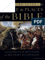 METZGER, Bruce M. & COOGAN, Michael D., Eds. (2001), The Oxford Guide To People & Places of The Bible. Oxford University Press