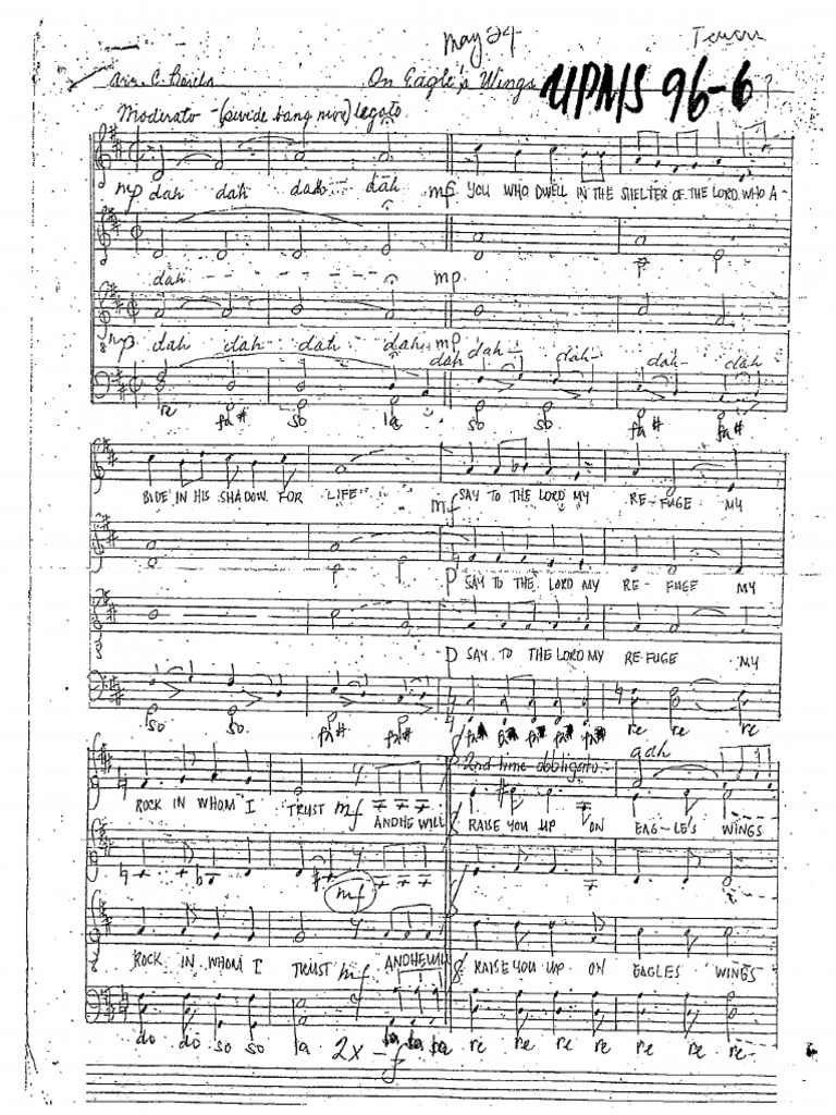 On Eagles Wings PDF PDF
