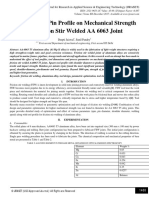 Effect of Tool Pin Profile on Mechanical Strength on Friction Stir Welded AA 6063 Joint