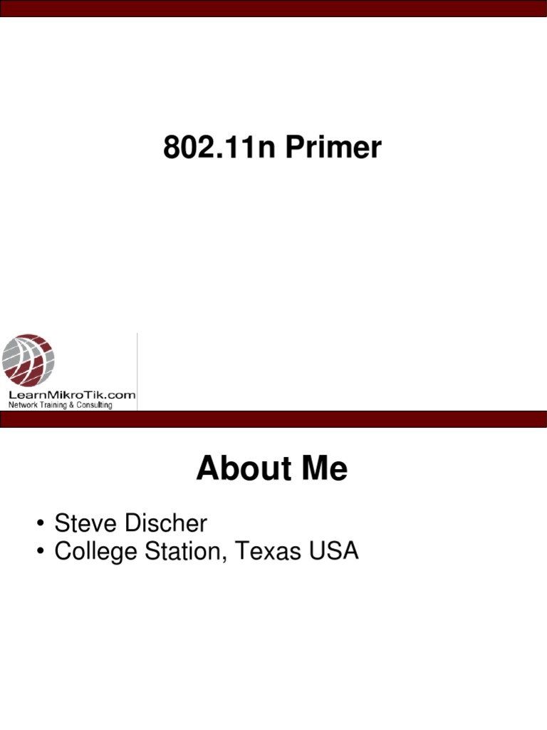 802 11n | PDF | Ieee 802.11 | Mimo